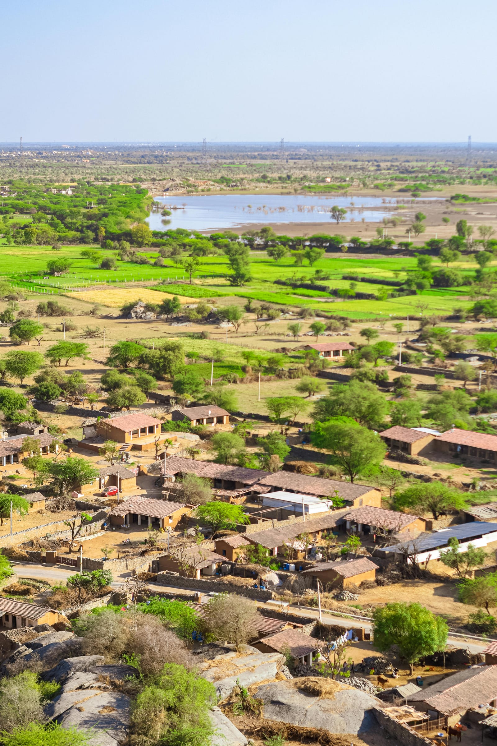 Rural village in Pakistani Punjab